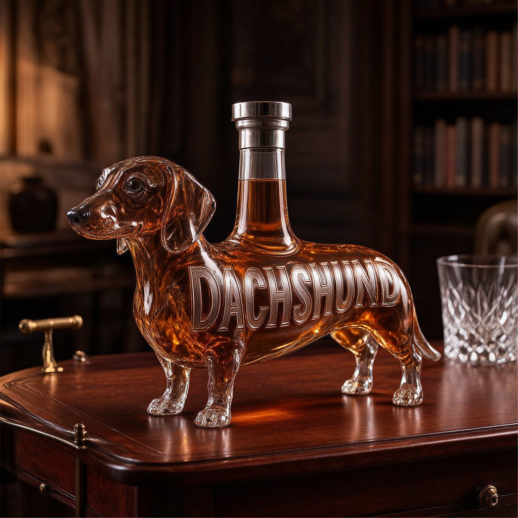 🔥✨Limit to Sale🐶Dachshund Wiener Dog Whiskey Decanter