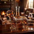 🔥✨Limit to Sale🐶Dachshund Wiener Dog Whiskey Decanter