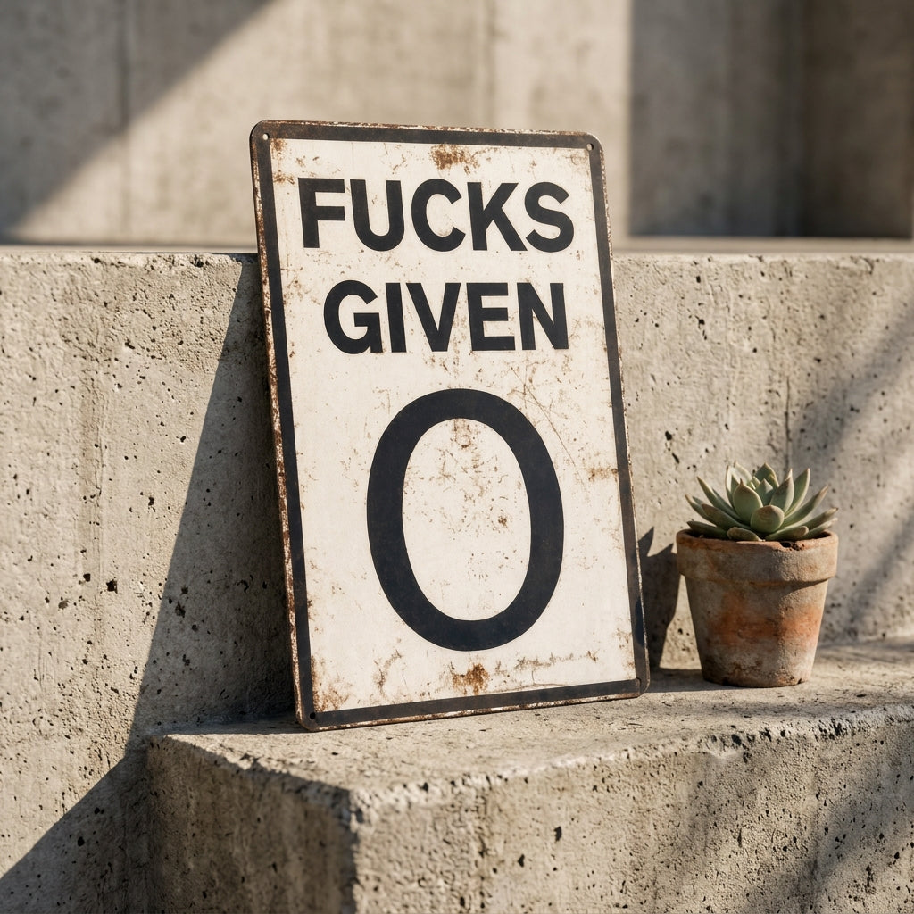 0 Given Funny Metal Signs