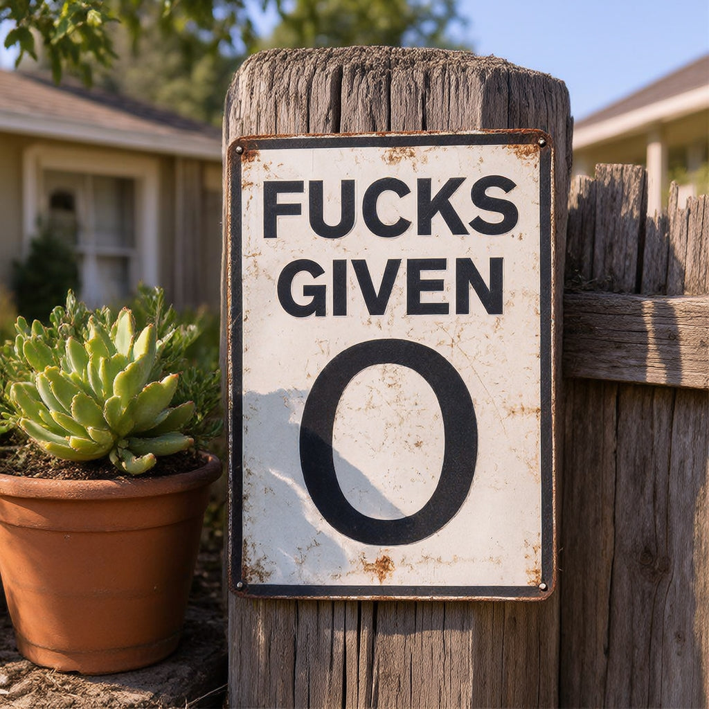 0 Given Funny Metal Signs
