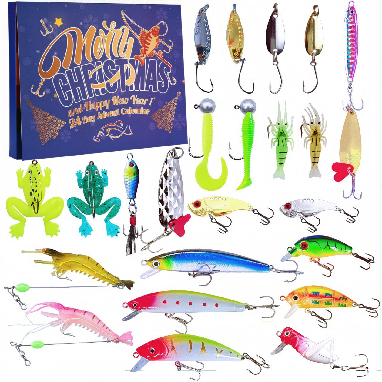 ⏳ Last day! 49% OFF – 🎣🎄 Christmas Fishing Lures Advent Calendar – Limited Release