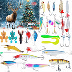 ⏳ Last day! 49% OFF – 🎣🎄 Christmas Fishing Lures Advent Calendar – Limited Release
