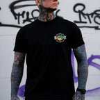 SUPPORT THOSE THAT SUPPORT YOU Snake Graphic Print T-shirt