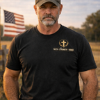 GOD BUILT WARRIORS AND CALLED THEM VETERANS T-SHIRT