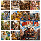 🐹2027 Guinea Pig Adventures Calendar