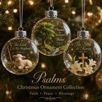 ✨ Psalms Scripture Christmas Ornament