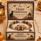🎃 Limited Edition Halloween Beaded Bracelet Set | Spooky Cute Gift Jewelry