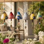 🐦Hand-Painted Ceramic Bird wind Chimes