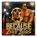 2027 Muscular Men & Beloved Dogs Wall Calendar