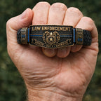 🎁 The Ultimate Father's Day Tribute: Heavy-Duty Police Brotherhood Bracelet — Wear Your Honor Proudly