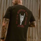 DIE WITH MEMORIES NOT DREAMS White Print T-shirt