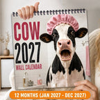 2027 Cow Wall Calendar
