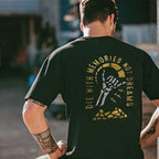 DIE WITH MEMORIES NOT DREAMS White Print T-shirt