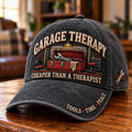 🛠️Garage Therapy – Cheaper Than a Therapist Baseball Cap