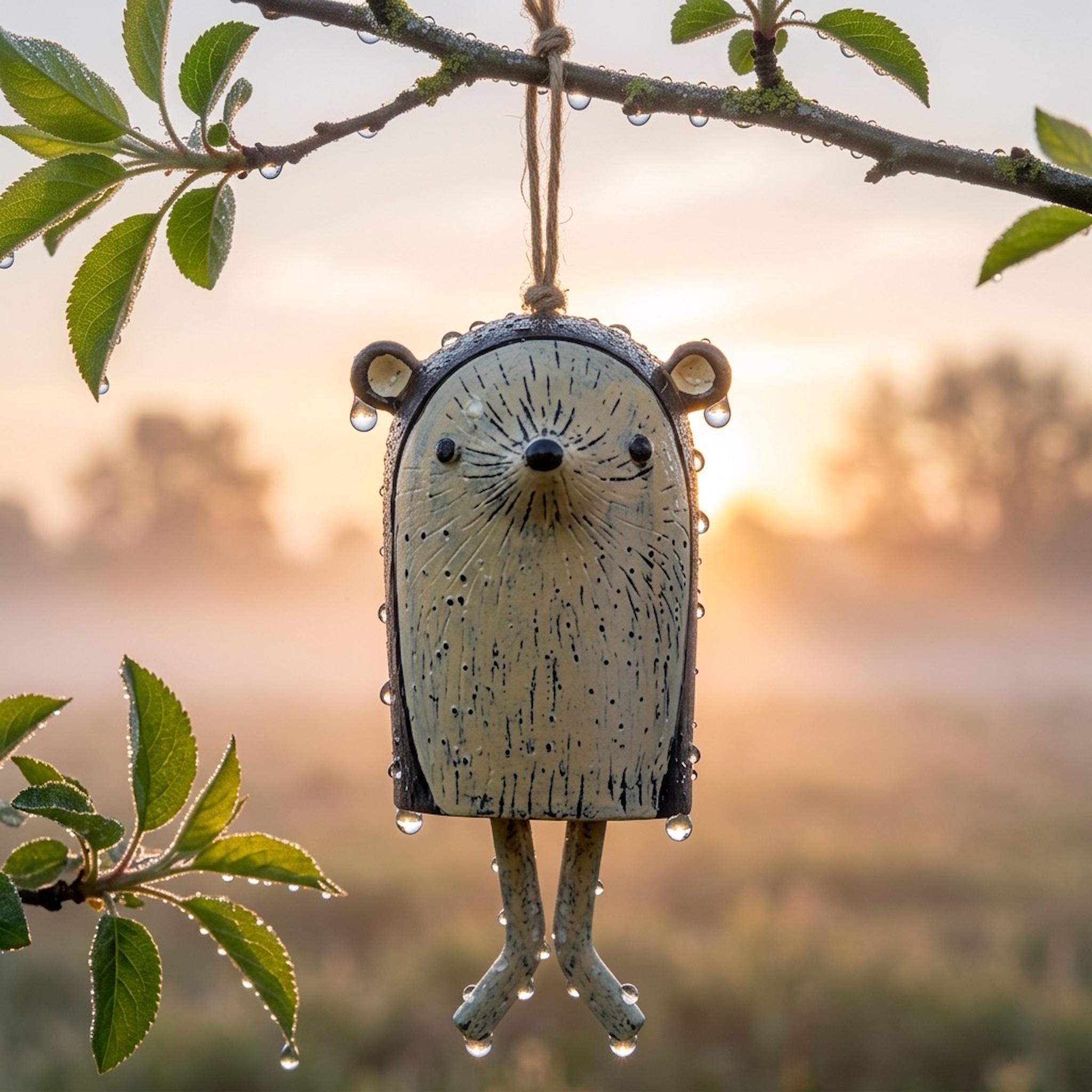 🎐Handmade Whimsical Animal Wind Chime Ornaments