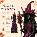 💥LAST DAY 49% OFF - 🧙 Enchanted Autumn Witch Figurine