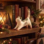 🔥Last Day 49% OFF  😽🐈 Woodland Christmas Cat Figurine🔥