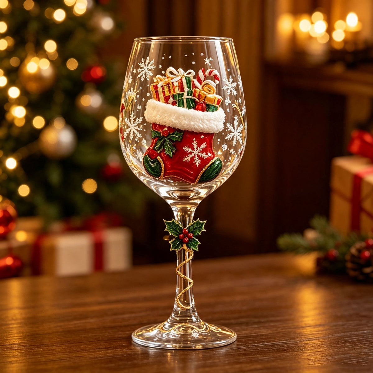 Christmas Wine Glass Collection