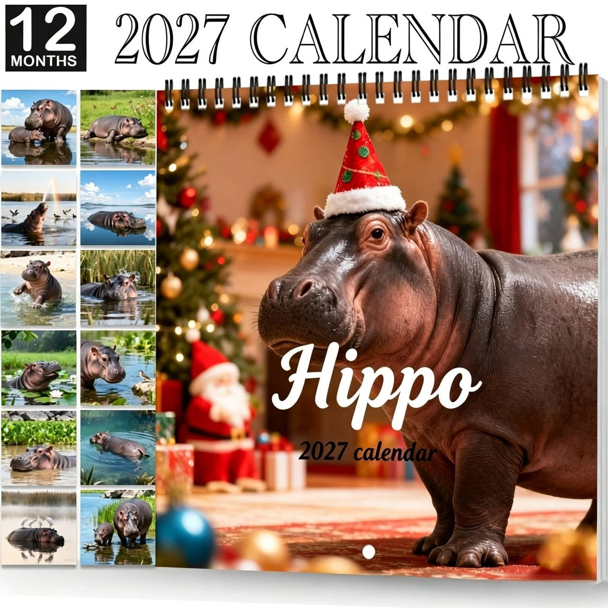 🦛2027 Hippo Calendar