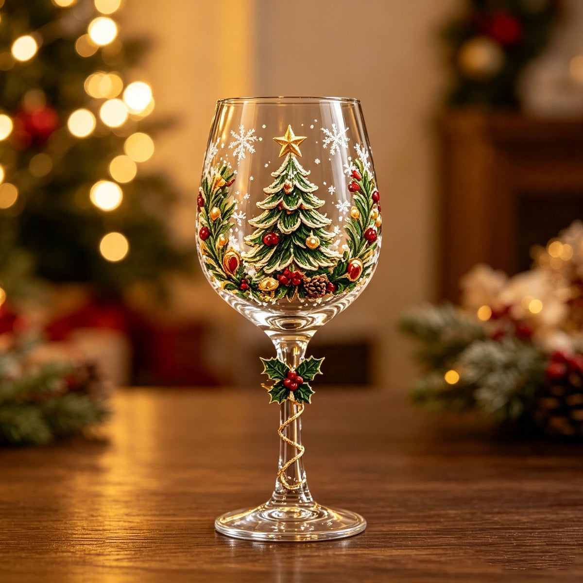 Christmas Wine Glass Collection