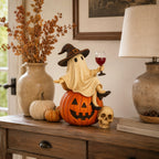 👻🍷Ghost Wine Night Halloween Decor