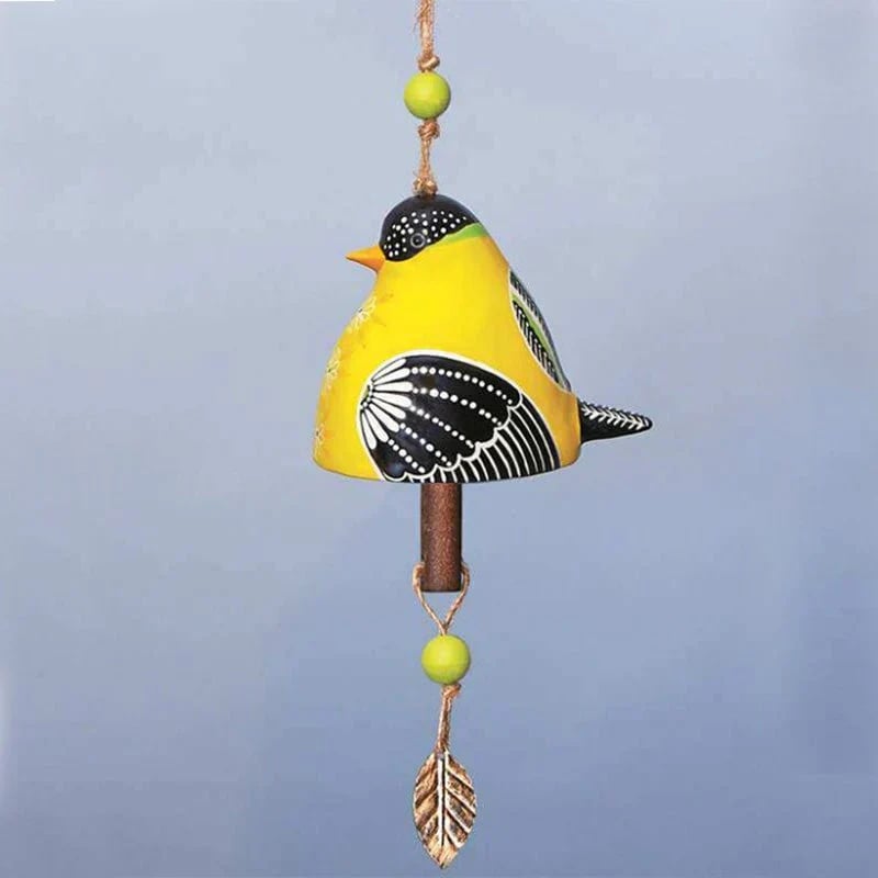 🐦Hand-Painted Ceramic Bird wind Chimes
