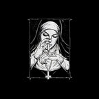 Bad Religious Nun Graphic Casual Black Print T-shirt