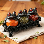 Handmade Wizard Frog Spice Jar