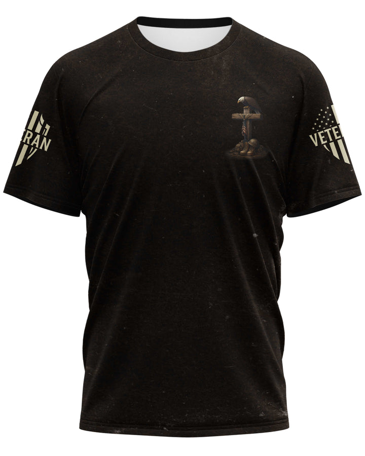 Veteran By Duty All Over Print T-Shirt