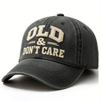 Old & Don't Care Embroidery Cap