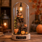 ⏳Halloween Glass Dome Miniature Scene Ambient Lamp