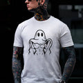 Naughty Ghost Sexy Boobs Graphic Print T-Shirt