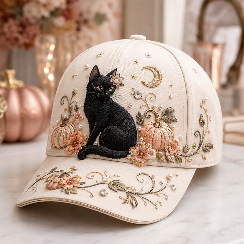 🔥Last Day 49% OFF – 🧙‍♀️✨3D Halloween Embroidery Cap