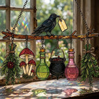 🖤 🐦‍⬛Raven Witch Suncatcher(✨Buy 2 Free Shipping)