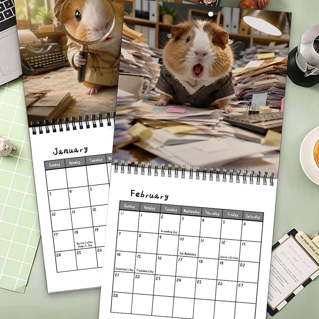 🐹2027 Guinea Pig Adventures Calendar