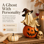 👻🍷Ghost Wine Night Halloween Decor