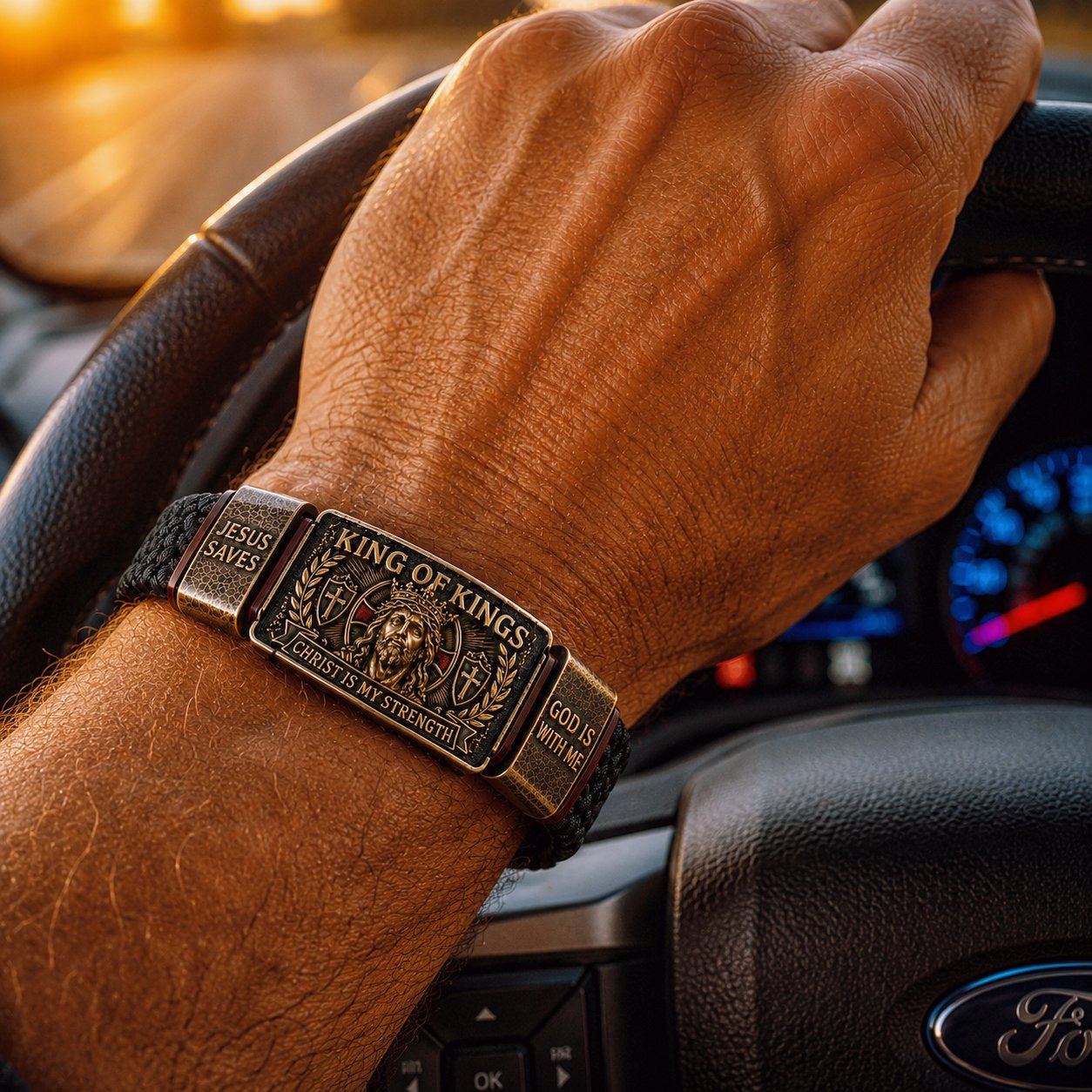 👑 The Ultimate Father's Day Tribute: King of Kings Faith Bracelet — Wear Your Belief with Pride (49% OFF Today🔥)