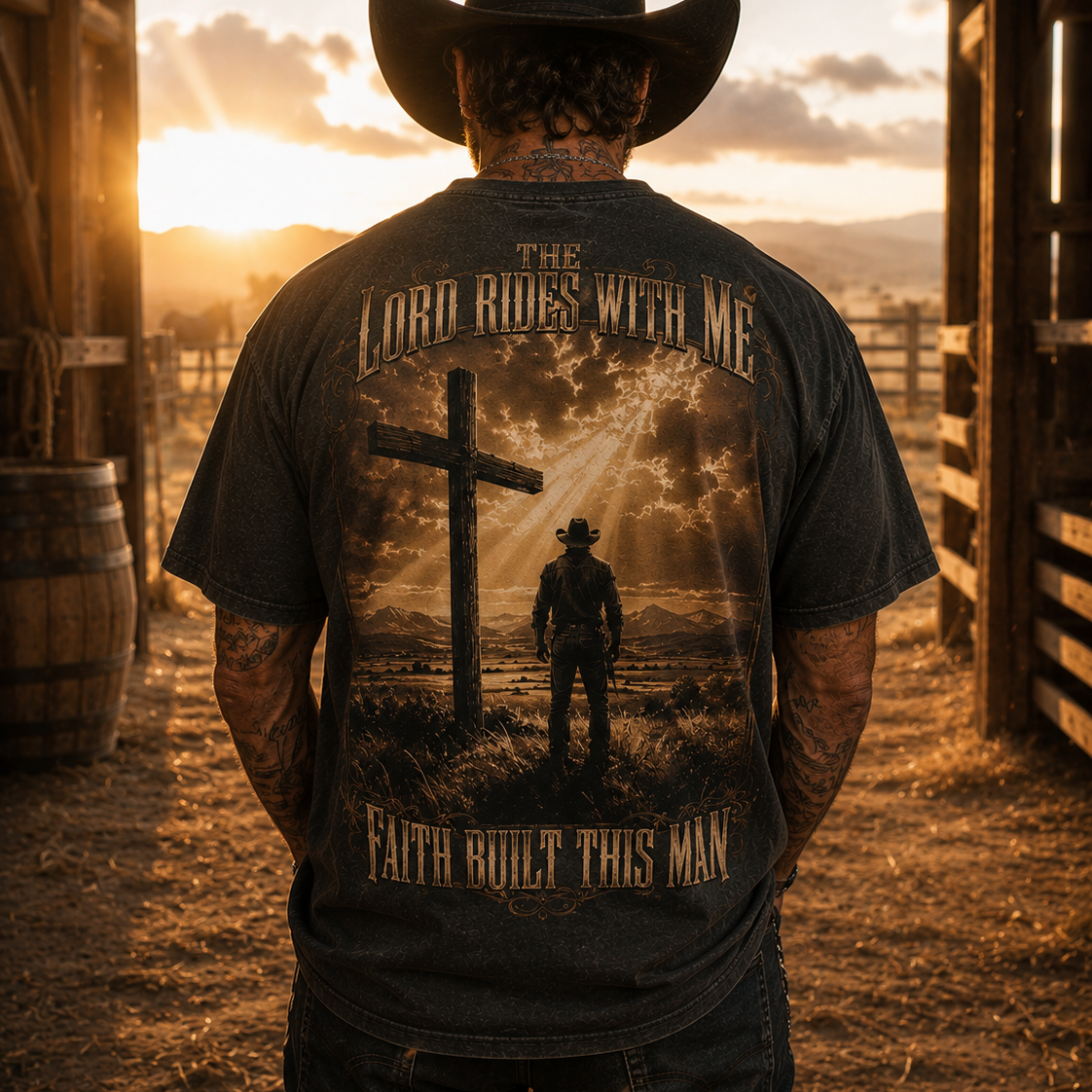 Faith Built This Man T-Shirt