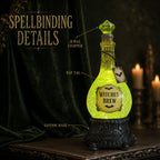 Lighted Witches' Brew Poison Bottle Glitter Globe