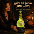 Lighted Witches' Brew Poison Bottle Glitter Globe