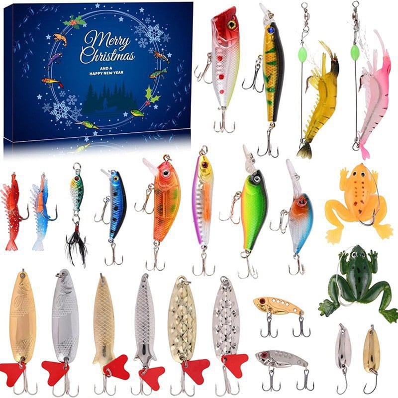 ⏳ Last day! 49% OFF – 🎣🎄 Christmas Fishing Lures Advent Calendar – Limited Release