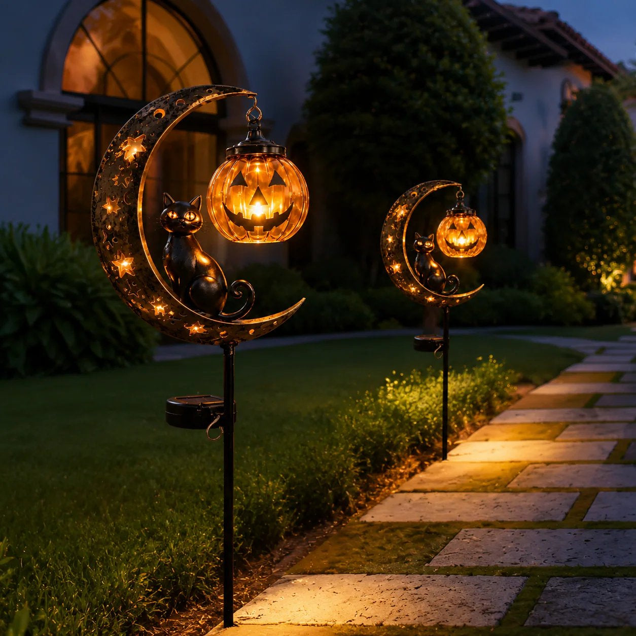 🎉Handmade Halloween Garden Stake Light