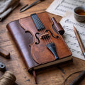 🔥HOT SALE - Vintage Violin Leather Notebook (Buy 2 Free Shipping)