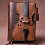🔥HOT SALE - Vintage Violin Leather Notebook (Buy 2 Free Shipping)